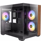 Immagine di Cabinet midi-tower Nero ANTEC CX600M WOOD ARGB CX600MWOODARGBB