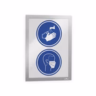 Immagine di Cornice adesiva DURABLE DURAFRAME 23,5x32 argento