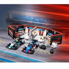 Immagine di Costruzioni LEGO GARAGE CON MONOPOSTO MERCEDES-AMG E ALPINE F1 ® 60444