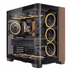 Immagine di Cabinet big/full-tower Nero ANTEC C8 CURVE WOOD C8CURVEWOOD