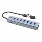 Immagine di 7-port USB 3.0 hub with power adapt