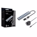 Immagine di 7-port USB 3.0 hub with power adapt