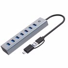 Immagine di 7-port USB 3.0 hub 5gbps USB x 7