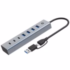 Immagine di 7-port USB 3.0 hub 5gbps USB-C x 3