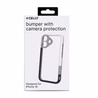 Immagine di Cover tpu Bianco CELLY BUMPER - Apple iPhone 16 iPhone 16 CASES BUMPER1078BKWH