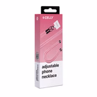 Immagine di Cover tessuto Rosa CELLY FREEDOM LACET - Smartphone Neck Chain FREEDOM FREEDOMLC2BP