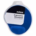 Immagine di Nilox ergonomic mouse pad blue