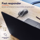 Immagine di TRUST MOUSE CABLATO 170CM - 1200 DPI - TRUST NERO 24657