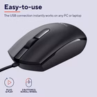 Immagine di TRUST TM-101 MOUSE A FILO - 85% PLASTICA RICICLATA - GAR 25295