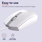 Immagine di TRUST MOUSE CABLATO 160CM - PLASTICA RICICLATA 50% - TRU 25320