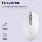 Immagine di TRUST MOUSE CABLATO 160CM - PLASTICA RICICLATA 50% - TRU 25320