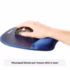 Immagine di Mousepad c poggiapol memoryfoam blu