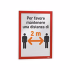 Immagine di Cornice adesiva DURABLE DURAFRAME 23,5x32 rosso