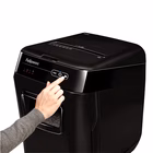 Immagine di Distruggidocumenti a frammenti FELLOWES AUTOMAX 200C livello sicurezza P-3 colore nero