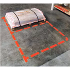 Immagine di Segnaletica di sicurezza orizzontale ad "L" colore rosso