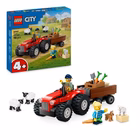 Immagine di Costruzioni LEGO TRATTORE AGRICOLO ROSSO CON RIMORCHIO 60461