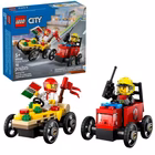 Immagine di Costruzioni LEGO PACK VEICOLI DA CORSA: PIZZAIOLO CONTRO POMPIERE 60458