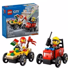 Immagine di Costruzioni LEGO PACK VEICOLI DA CORSA: PIZZAIOLO CONTRO POMPIERE 60458