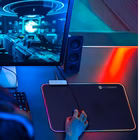 Immagine di Gaming mousepad rgb black