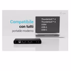 Immagine di 4K display docking station pd 85w