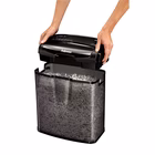 Immagine di Distruggidocumenti a frammenti FELLOWES POWERSHRED M-7CM livello sicurezza P-3 colore nero/grigio