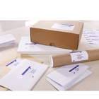 Immagine di Etichette adesive in carta bianca per stampanti inkjet, 63,5x46,6mm, 18 etichette per foglio, 25 ff