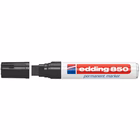 Immagine di Pennarello permanent EDDING E-850 punta a scalpello colore nero