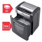 Immagine di Distruggidocumenti a frammenti REXEL MOMENTUM X420 livello sicurezza P-4 colore grigio