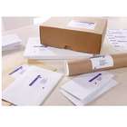 Immagine di Etichette adesive in carta bianca per stampanti inkjet, 99,1x67,7mm, 8 etichette per foglio, 25 ff