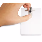 Immagine di Portanome autolaminante con combi clip adesiva