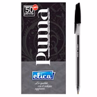 Immagine di Penna a sfera colore nero ELICA PUMA punta media mm 1