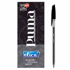 Immagine di Penna a sfera colore nero ELICA PUMA punta media mm 1