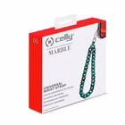 Immagine di Cover plastica Blu CELLY JEWELMARBLE - Smartphone Wrist Chain SUMMER JEWELMARBLEBL
