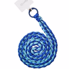 Immagine di Cover plastica Blu CELLY LACETBRAIDED - Smartphone Neck Chain SUMMER LACETBRAIDEDBL