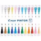 Immagine di Pennarello PILOT PINTOR set punta extra fine bianco-oro-argento