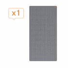 Immagine di Lavagna magnetica pannello grigio/Lavagna bianca/cornice grigia NOBO Move & Meet