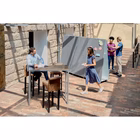 Immagine di Lavagna magnetica pannello grigio/Lavagna bianca/cornice grigia NOBO Move & Meet