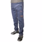 Immagine di Pantalone multitasche ELICA SAFETY PLATINO in cotone colore blu taglia S