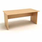 Immagine di Scrivania fianco legno EASYSPACE cm 160x80x72 faggio