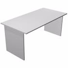 Immagine di Scrivania fianco legno EASYSPACE cm 140x80x72 grigio