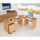 Immagine di Scrivania fianco legno EASYSPACE cm 140x80x72 noce