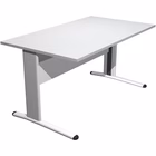 Immagine di Scrivania gamba ad "L" EASYSPACE cm 140x80x72 grigio