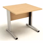 Immagine di Scrivania gamba ad "L" EASYSPACE cm 80x80x72 faggio