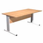 Immagine di Scrivania gamba ad "L" EASYSPACE cm 120x80x72 faggio