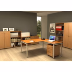 Immagine di Scrivania gamba ponte EASYSPACE cm 140x80 noce