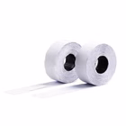 Immagine di Etichette bianche per prezzatrici a 2 linee, 16x26mm, adesivo permanente