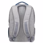 Immagine di Zaino notebook da 17 polipropilene blu RIVACASE Zaino per Laptop da 17.3" Antifurto - Grigio 7567GRE