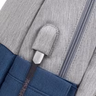 Immagine di Zaino notebook da 17 polipropilene blu RIVACASE Zaino per Laptop da 17.3" Antifurto - Grigio 7567GRE