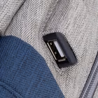 Immagine di Zaino notebook da 17 polipropilene blu RIVACASE Zaino per Laptop da 17.3" Antifurto - Grigio 7567GRE