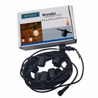 Immagine di Appar. Brindisi Catenaria 10M 10Xe27+Schuko Nera